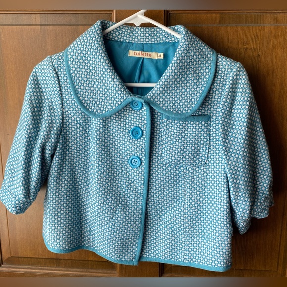 tullette Anthropologie Jackets & Blazers - Tullette Crop Jacket XS coquette
